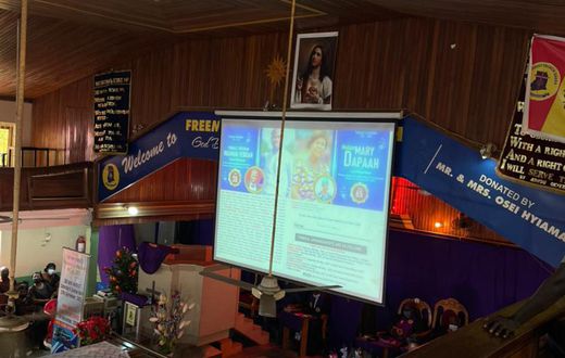 Thomas Freeman's funeral