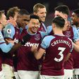 West Ham celebrate during their win over Sheffield United