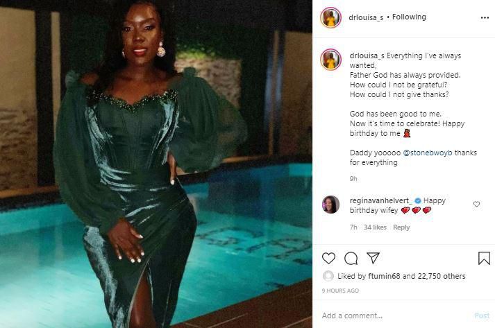 Dr Louisa's birthday post