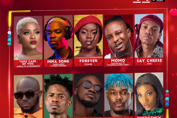 VGMA21 Best Afrobeats:Afropop Song