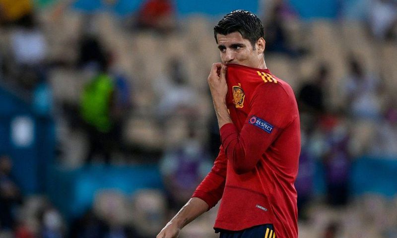 Alvaro Morata missed Spain's best chance in the goalless draw with Sweden on Monday