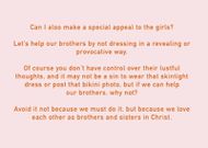 “Let’s help our brothers by not dressing in a provocative way” - Female pastor advises ladies