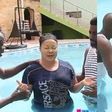 Photos: Nana Agradaa gets baptized after ‘repenting’