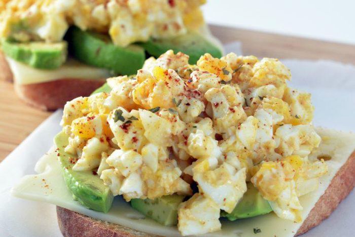 Egg salad for sandwich