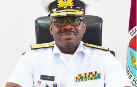 Chief of Naval Staff, Rear Admiral Seth Amoama