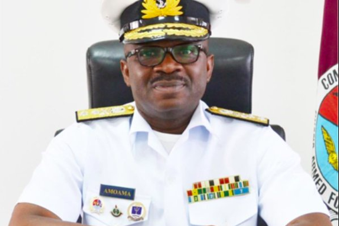 Chief of Naval Staff, Rear Admiral Seth Amoama