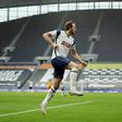 Tottenham striker Harry Kane celebrates