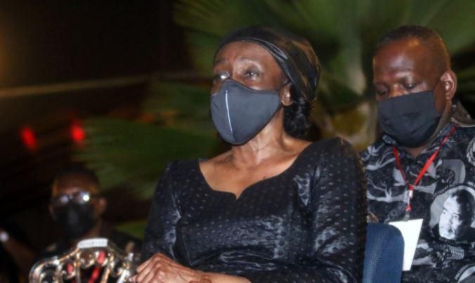 Nana Konadu Agyemang Rawlings at the vigil