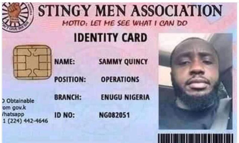 Stingy Men Association emerges online with details of its executives