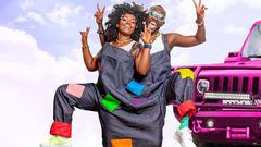 Okyeame Kwame and wife