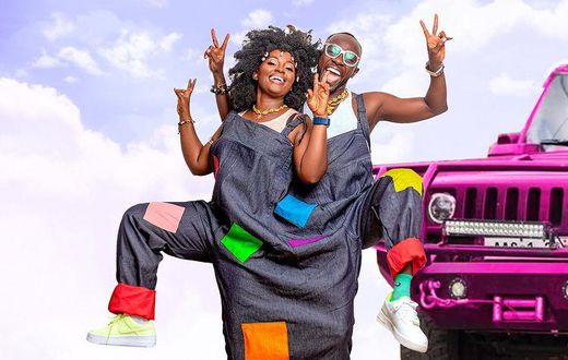 Okyeame Kwame and wife