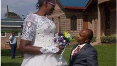 I love him the way he is – Tall bride tells critics who say groom is too short