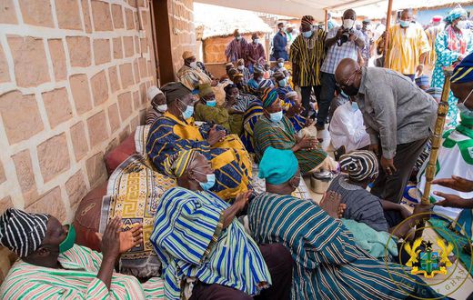President Akufo-Addo tours  NE/R