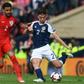 Kieran Tierney (right) has been passed fit for Scotland's clash with England