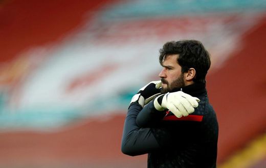 Liverpool goalkeeper Alisson Becker