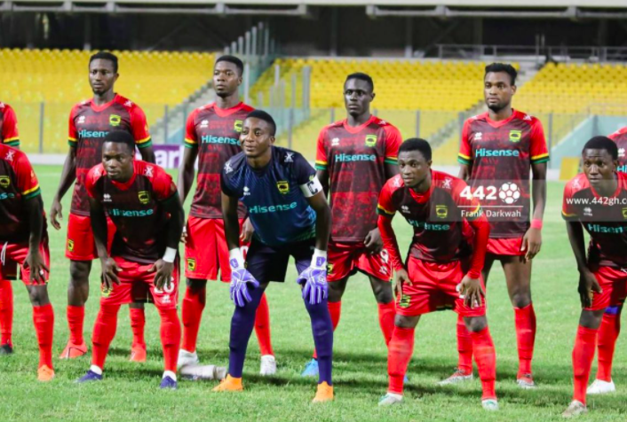 Asante Kotoko players test positive for COVID.