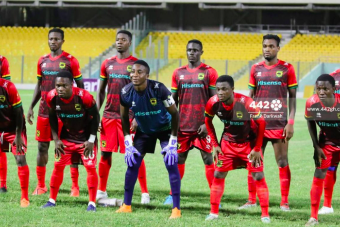 Asante Kotoko players test positive for COVID.