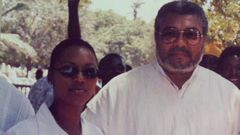 Pascaline Edwards and JJ Rawlings