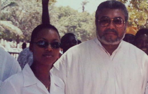 Pascaline Edwards and JJ Rawlings