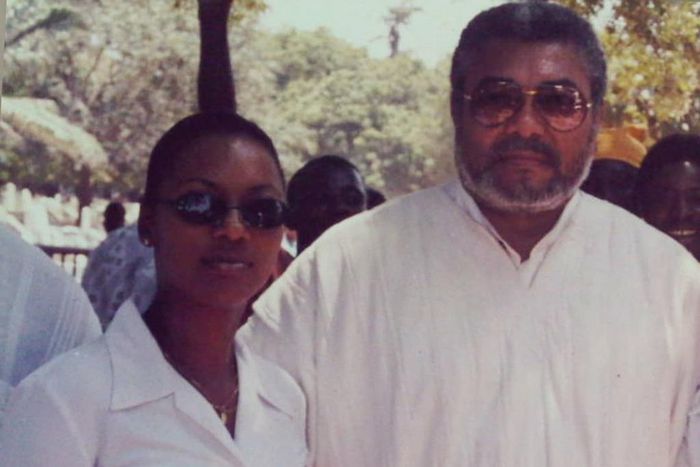 Pascaline Edwards and JJ Rawlings