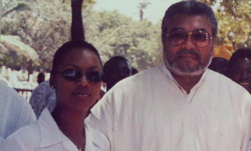 Pascaline Edwards and JJ Rawlings