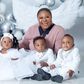 Rev Obfour's wife with her triplets