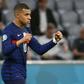 France forward Kylian Mbappe celebrates their win over Germany at Euro 2020 on Tuesday