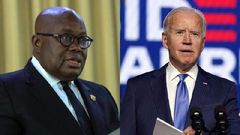 Joe Biden says he looks forward to working with Akufo-Addo