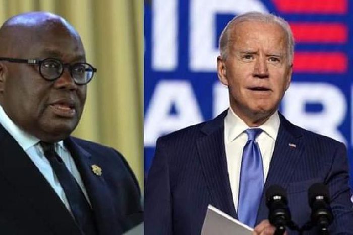 Joe Biden says he looks forward to working with Akufo-Addo