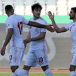 Sardar Azmoun (C) picture here during a friendly against Syria, scored the only goal in his country's win over Iraq