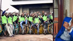 Man narrates how wheelbarrow pushing business has made him a millionaire with 20 employees