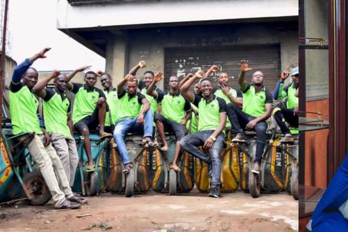 Man narrates how wheelbarrow pushing business has made him a millionaire with 20 employees