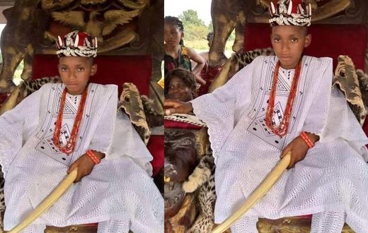 10-year-old boy crowned king in Nigeria’s Anambra state