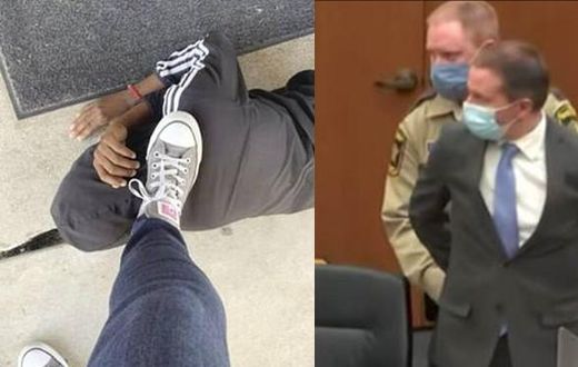 Teacher suspended over photo of her foot on pupil’s neck