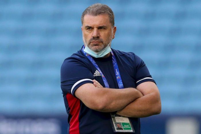 Ange Postecoglou, seen here in December 2020, will be tasked with restoring Celtic's supremacy over bitter rivals Rangers