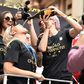 US Women's World Cup players celebrating during a victory parade in New York will have better conditions around matches under terms of a settlement deal
