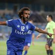 Yasir al-Shahrani celebrates the third goal for Saudi Arabia's Al Hilal in the 3-0 win against Uzbekistan's AGMK in AFC Champions League Group A on Tuesday