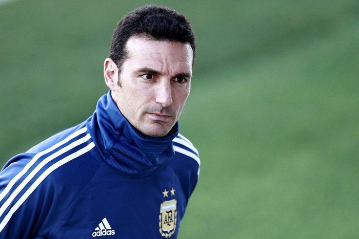 Argentina coach Lionel Scaloni, pictured in 2019, says he is worried about the Copa America taking place in Brazil during the pandemic