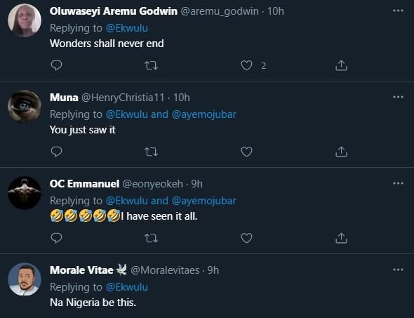 Masquerades kneel as pastor prays for them in public