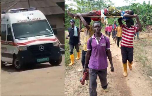 Ambulance used to convey cement as Ghanaians die due to its unavailability