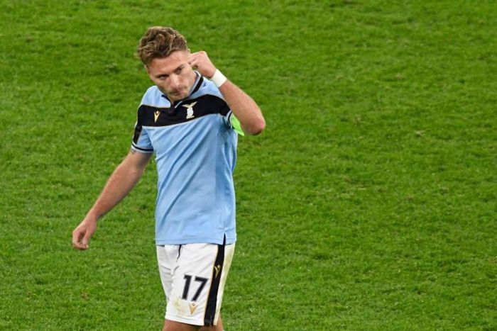 Immobile has scored 10 goals in all competitions this term