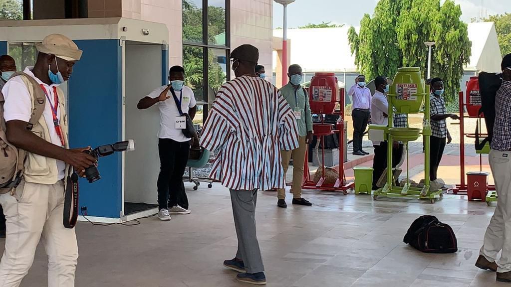 Haruna Iddrisu arriving at the Accra International Conference Center