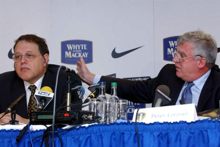 Leeds United legend Peter 'Hotshot' Lorimer (R) their record goalscorer has died aged 74 the club announced after a long illness