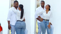 John Dumelo and wife
