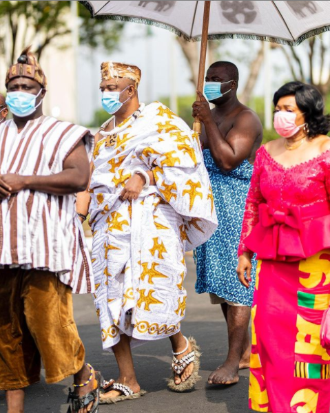 Kente moments at the President's inauguration