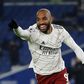 Super sub: Alexandre Lacazette came off the bench to score Arsenal's winner in a 1-0 victory at Brighton
