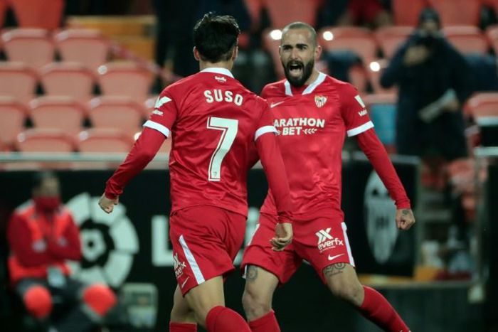 Suso's winning strike at Valencia was his first of the Liga season