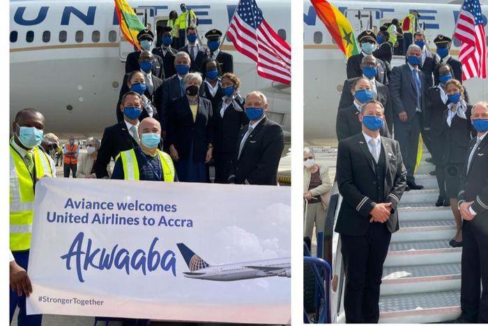 Ghana Airport Company and Aviance welcomes United Airlines to Accra