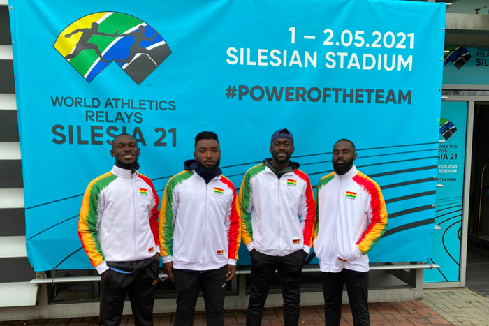 Ghana's 4x100m Mens Relay team
