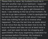 He caught me and another man in our matrimonial bed; he only asked me take a shower – Worried lady